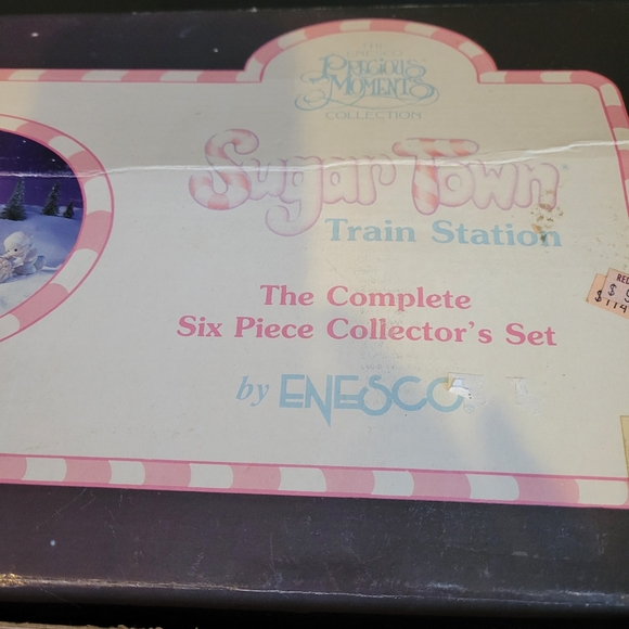 Vintage Sugar Town Train Set 6-pc Precious Moments Retired - Picture 14 of 14
